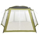 vidaXL Bassengtelt stoff 660x580x250 cm grønn