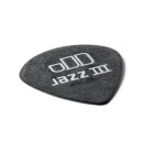 Dunlop Tortex Pitch Svart Jazz III 0.73mm 12 Pick Pack
