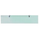 vidaXL Flytende hyller 2 stk glass 90x20 cm 8 mm