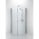 Contura Shower Space dusjdør, 82 cm, klart glass, aluminium profil