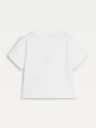 Tommy Hilfiger Timeless Tommy Rib Crop Top S/S Knit Tops White (140 / 10 år)