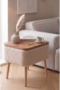 Sidebord Hanah Home Parkway Small (60 x 65 x 30 cm) Beige - Beige