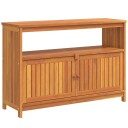 vidaXL Hagekonsollbord 110x35x75 cm heltre akasie