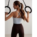 Aim'n Bh topp Shape Seamless Cross Back Bralette Blå