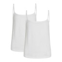 Urban Quest 2-Pack Bambus topp hvit Størrelse: S Kvinner