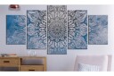 Bilde Hypnosis 5 Parts Blue Wide 100x50 Artgeist sp. z o. o.