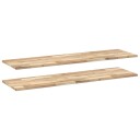 vidaXL Flytende hyller 2 stk 160x40x2 cm ubehandlet heltre akasie