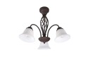 Trio Lighting Rostica plafond 3L E27 rustikk -