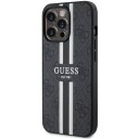 Guess Hardcase for iPhone 13 Pro/13 6,1" med MagSafe - Svart med Trykte Striper
