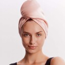 GLOV Double-Sided Satin Hair Towel Wrap Satin Pink