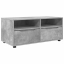  TV skap med skuff Betonggrå 100 x 48 x 43 cm Konstruert tre