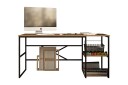 Parythe Skrivebord 160x75x160 cm med oppbevaring   Grønn