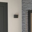 Lucande LED-utevegglampe Merjem med kraftig lys