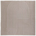  Områdetepper Torget PALMERAS Beige 200 x 200 cm Polyester