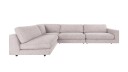 Rowico Home Duncan hjørnesofa åpen V Lys grå Anna 15 345 x 216 x 78 cm Grå