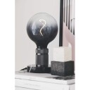 Halo Design - HALO Bordlampe E27, Gun-Black / Marmor base