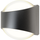 Ansell Lighting Misano Round utelys vegg 4000K grafittgrå
