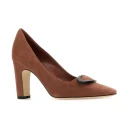 Manolo Blahnik Dame Sko Brun 36 EU,
