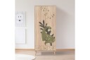 Bertoaria Garderobe 80x190 cm Brun - Hanah Home