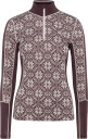 Kari Traa Women"s Anna Half Zip Cocoa Powder M