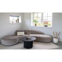 Venice sofa med 2 puter natur.