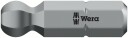 Wera 842/1 Z Sekskantbit 4 mm - Slitesterk Verktøystål