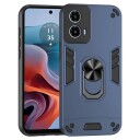 EIDERWOOD Motorola Moto G34 Håndverker Deksel med Kickstand - Blå