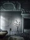 Tuareg Gulvlampe Krom/Sort