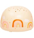 A Little Lovely Company Projektørlampe   14x9 cm   Regnbuer   A Little Lovely Company   OneSize   Nattlampe   Hvit
