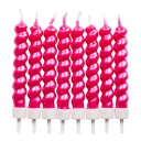 Kakelys Twist 8stk - Rosa