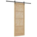 vidaXL Skyvedør med Utstyr Sett 83x232 cm Solid Furu