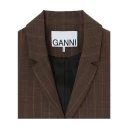 Ganni Dame Jakker Brun S,
