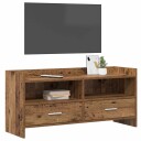  TV skap 100 x 33 x 47 cm Gammelt tre Konstruert tre