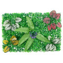 Gjerde med kunstige planter 24 stk grønn 40x60 cm