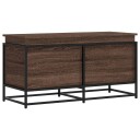 Oppbevaringsboks med lokk brun eik 100x40x51,5cm konstruert tre