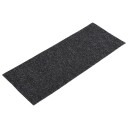 vidaXL Selvklebende trappematter 15 stk 60x25 cm svart