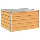 vidaXL Hevet Hagebed Naturlig 100 x 80 x 55 cm kaldvalset stål