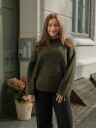 Selected FEMME - Pullover slfGabriella LS Knit New O-neck - Grønn