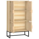 vidaXL Highboard 70x35x125 cm konstruert tre