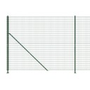 vidaXL Nettinggjerde med flens grønn 1,4x25 m