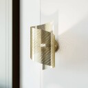 EMIBIG LIGHTING Spiralformet vegglampe gullfarget metall G9 29 cm høy