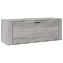 vidaXL Veggmontert skoskap gr? sonoma 100x35x38 cm konstruert tre