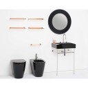 Kartell Laufen servant, 60x46 cm, høyre, sort
