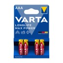 Varta Longlife Max Power 4-pack AAA Alkalisk Batteri 2900 mAh