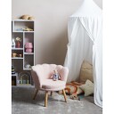 Lenestol Halby - Rosa, lyst tre