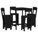  Hagebarsett 5 deler svart heltre furu 3157803