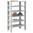  Skohylle betonggrå 61x32x105 cm konstruert tre 8721158648945