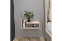 Jarlech Nattbord 45 cm - Beige