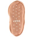 Joha Scaregrow ull/bambus booties - korall