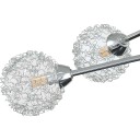 vidaXL Taklampe med nettingskjermer for 5 G9 LED-lys